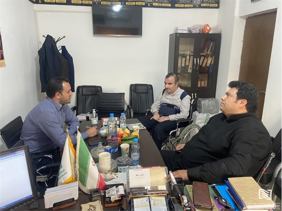 بازدید سرپرست شرکت انبارهای عمومی تهران از شعبه اینچه برون