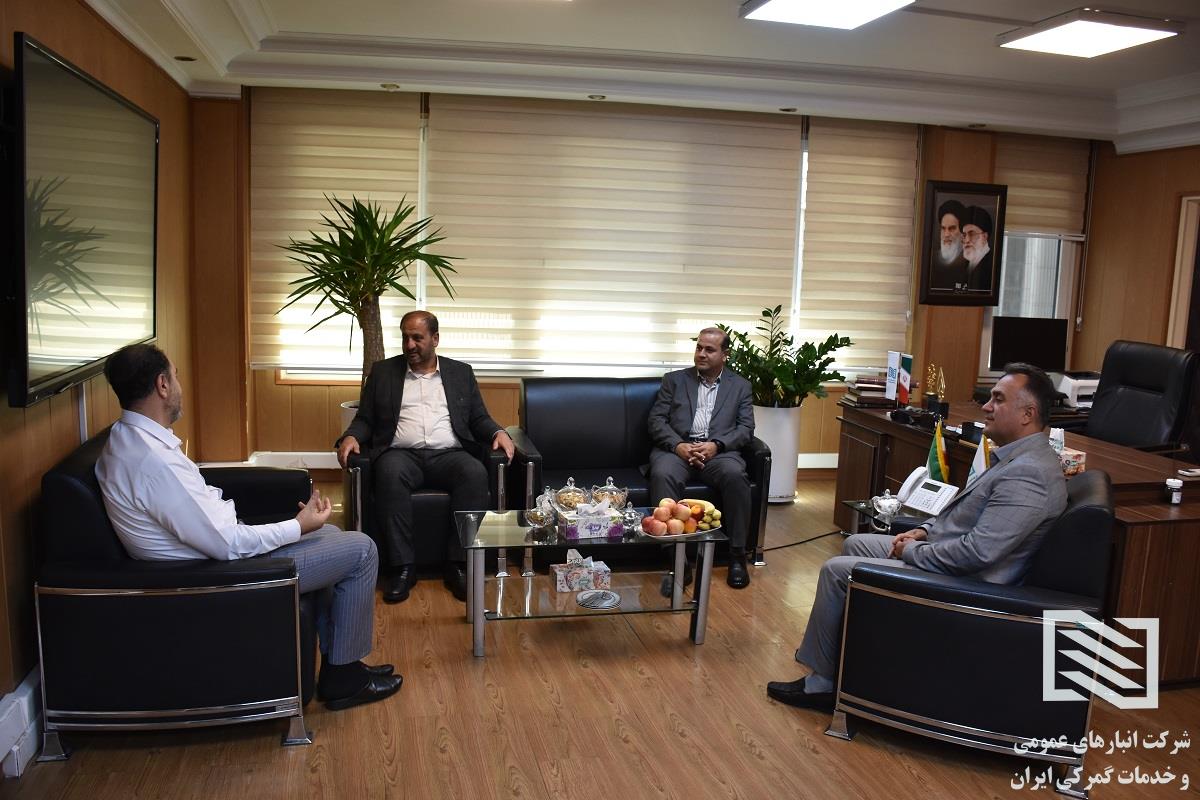 دیدار مدیرعامل شرکت انبارهای عمومی و خدمات گمرکی ایران با نماینده مردم علی‌آباد کتول در مجلس شورای اسلامی 4