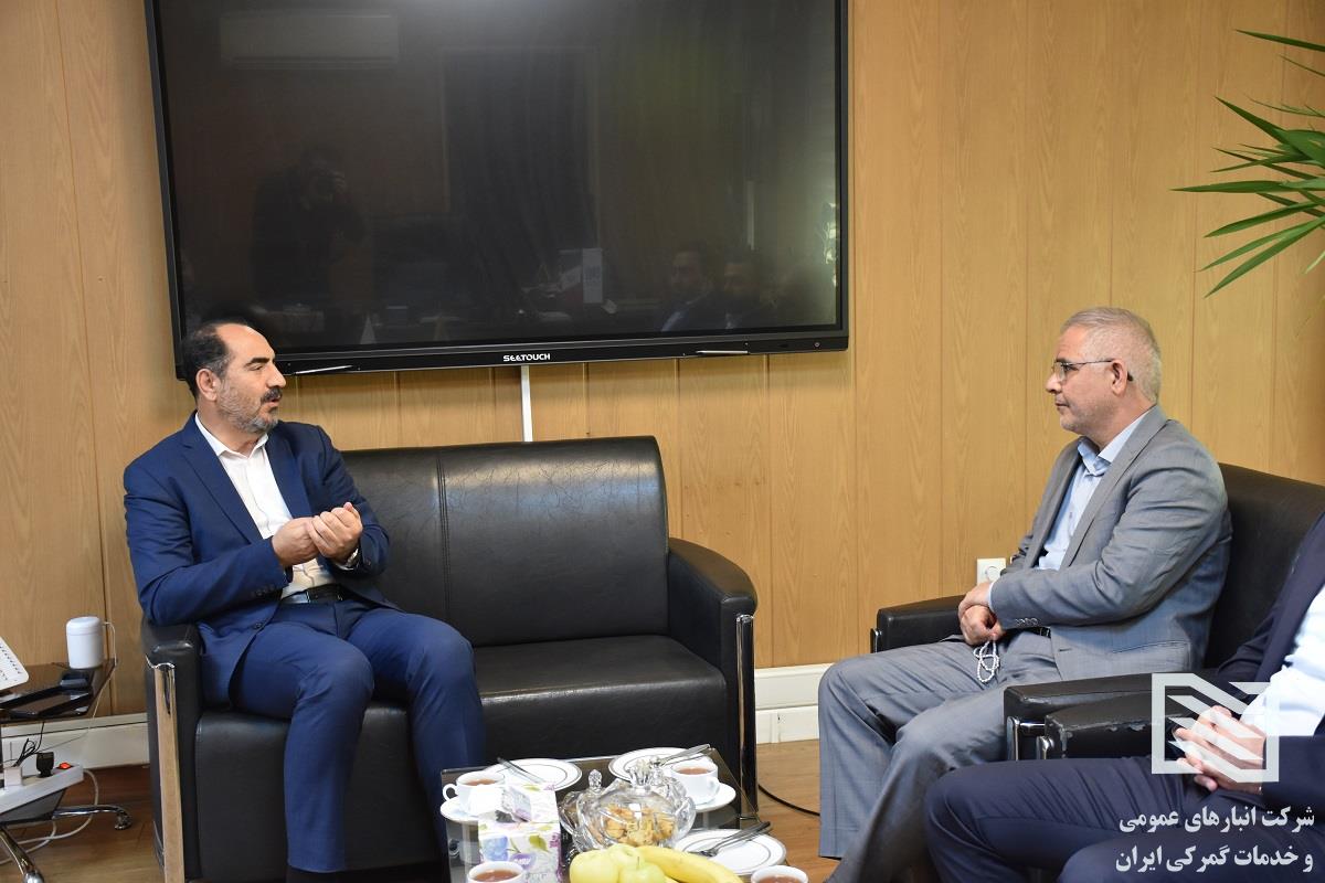 دیدار مدیرعامل شرکت انبارهای عمومی و خدمات گمرکی ایران با نماینده مردم شریف کردکوی، ترکمن، بندرگز و گمیشان در مجلس شورای اسلامی 2