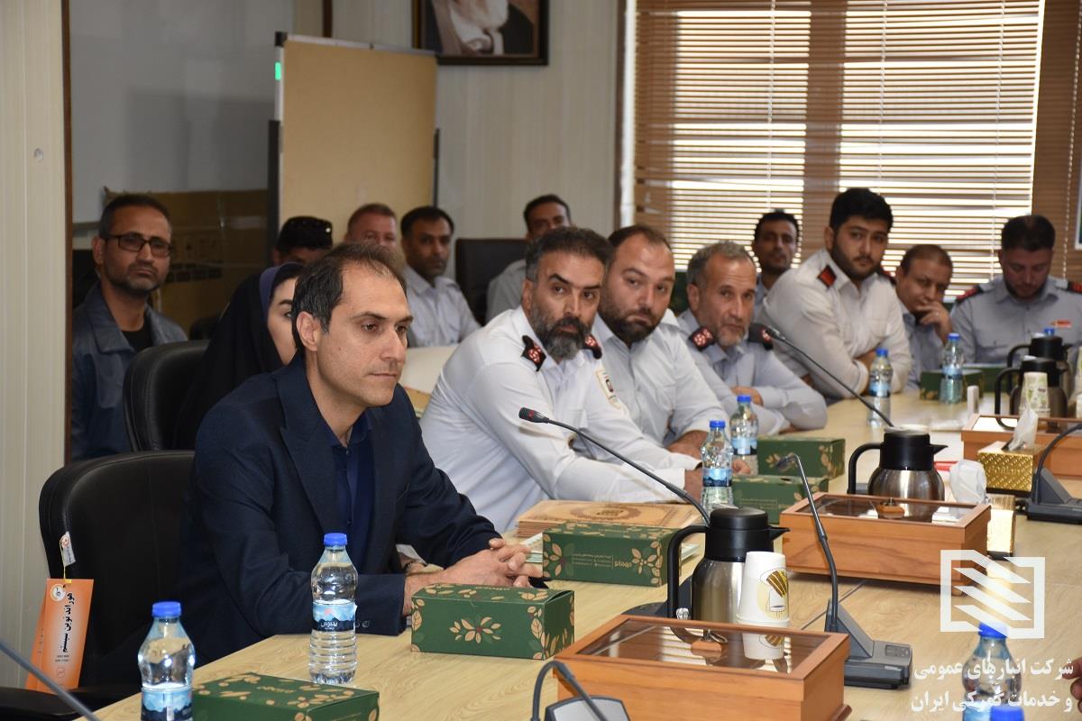 تقدیر از آتش‌نشانان و کارشناسان HSE شرکت انبارهای عمومی و خدمات گمرکی ایران 7