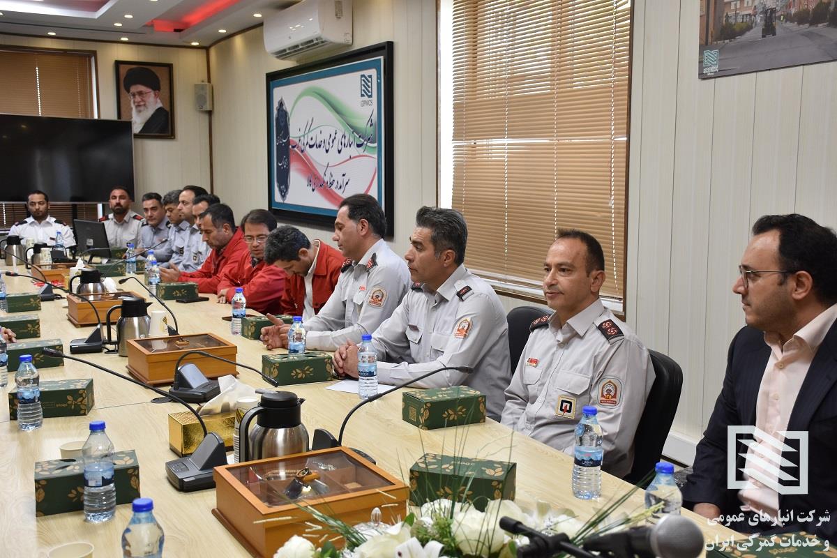تقدیر از آتش‌نشانان و کارشناسان HSE شرکت انبارهای عمومی و خدمات گمرکی ایران 5