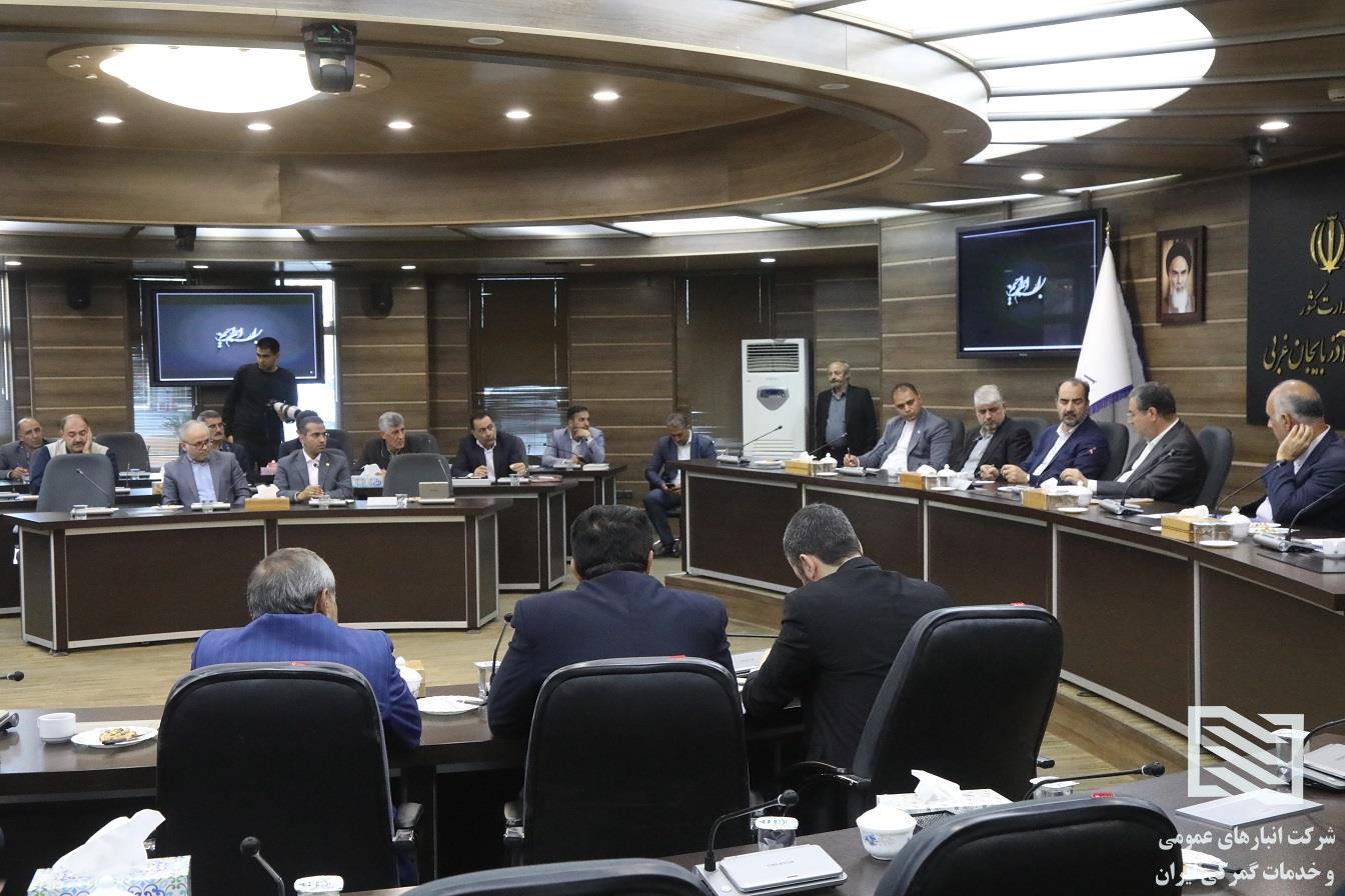 نشست مشترک مدیرعامل شرکت انبارهای عمومی و خدمات گمرکی ایران با استاندار آذربایجان‌غربی 12