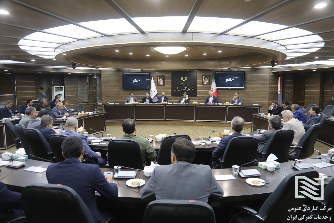 نشست مشترک مدیرعامل شرکت انبارهای عمومی و خدمات گمرکی ایران با استاندار آذربایجان‌غربی 11