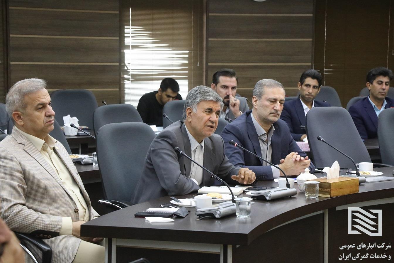 نشست مشترک مدیرعامل شرکت انبارهای عمومی و خدمات گمرکی ایران با استاندار آذربایجان‌غربی 8