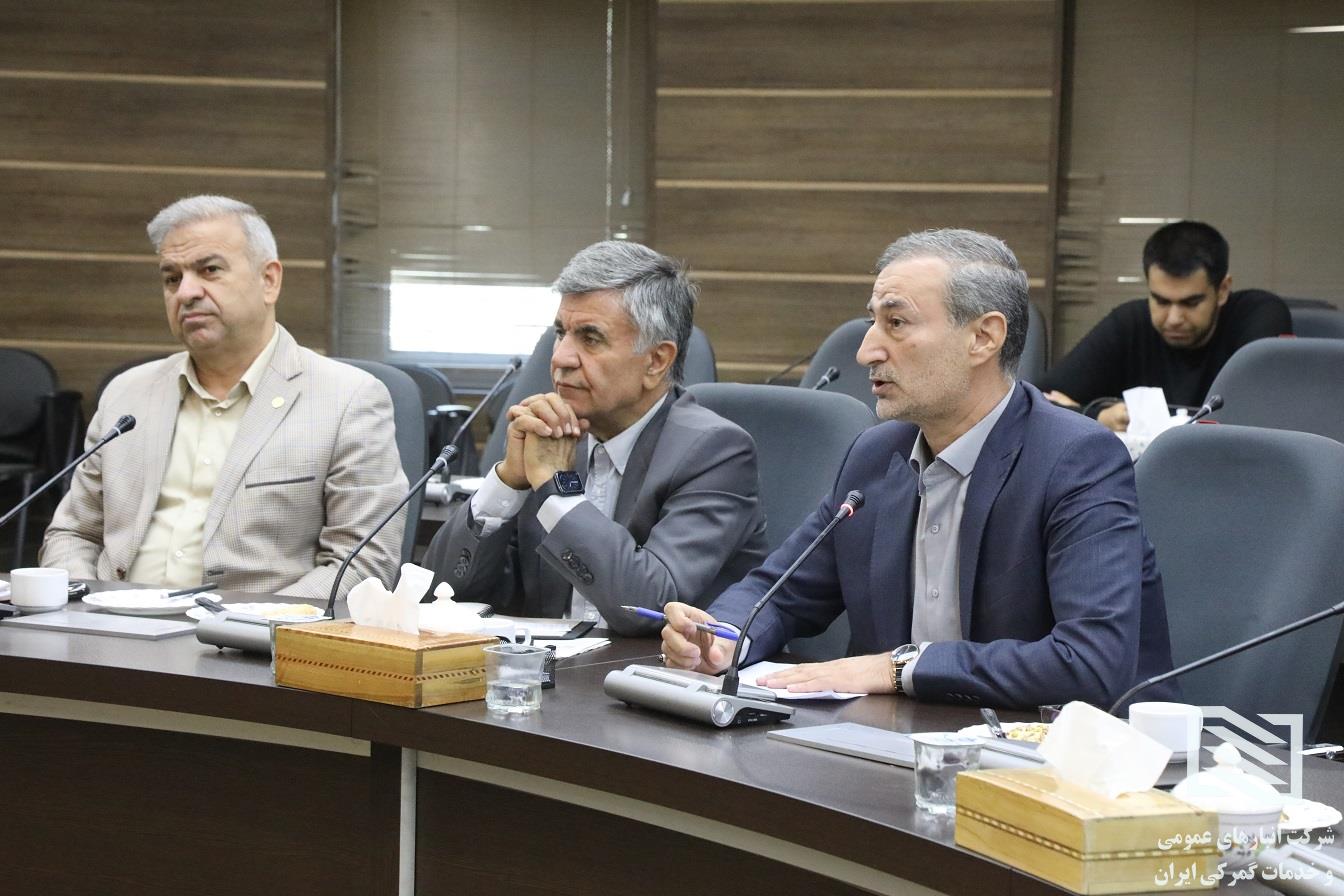 نشست مشترک مدیرعامل شرکت انبارهای عمومی و خدمات گمرکی ایران با استاندار آذربایجان‌غربی 7