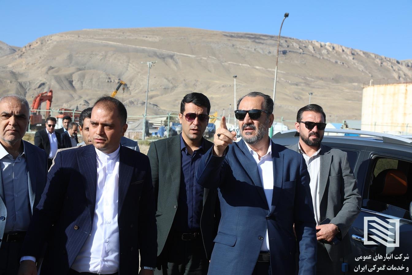 بازدید مدیرعامل شرکت انبارهای عمومی و خدمات گمرکی ایران از شرکت بازرگان 13