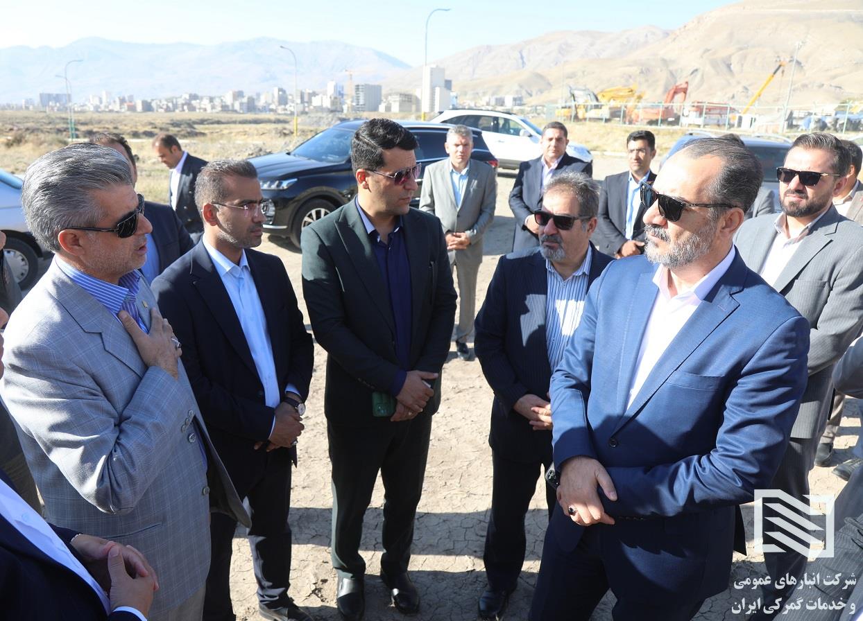 بازدید مدیرعامل شرکت انبارهای عمومی و خدمات گمرکی ایران از شرکت بازرگان 12