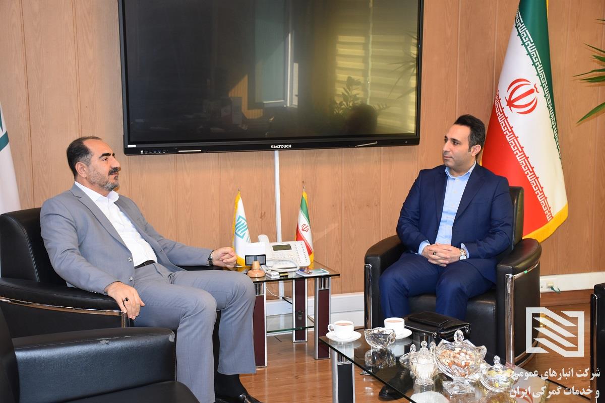 نشست مدیرعامل شرکت انبارهای عمومی و خدمات گمرکی ایران  با عضو هیأت مدیره و معاون اقتصادی هلدینگ آتیه صبا 3