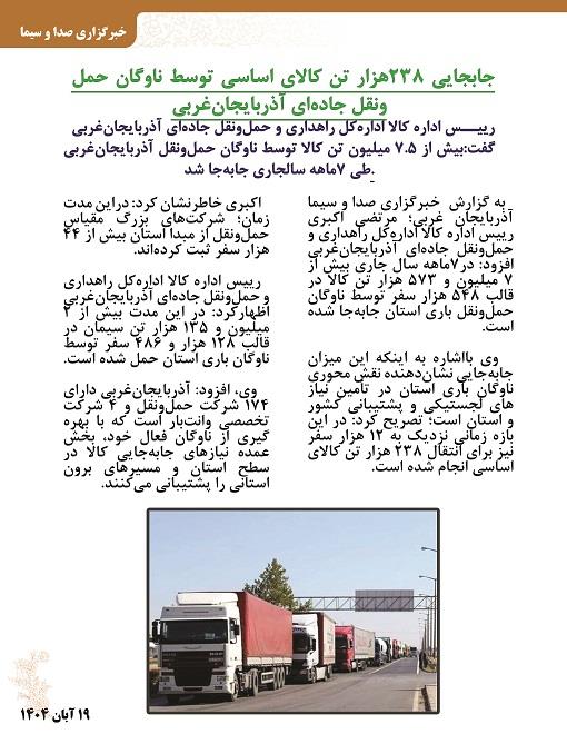 بولتن خبری 20 آبان  1