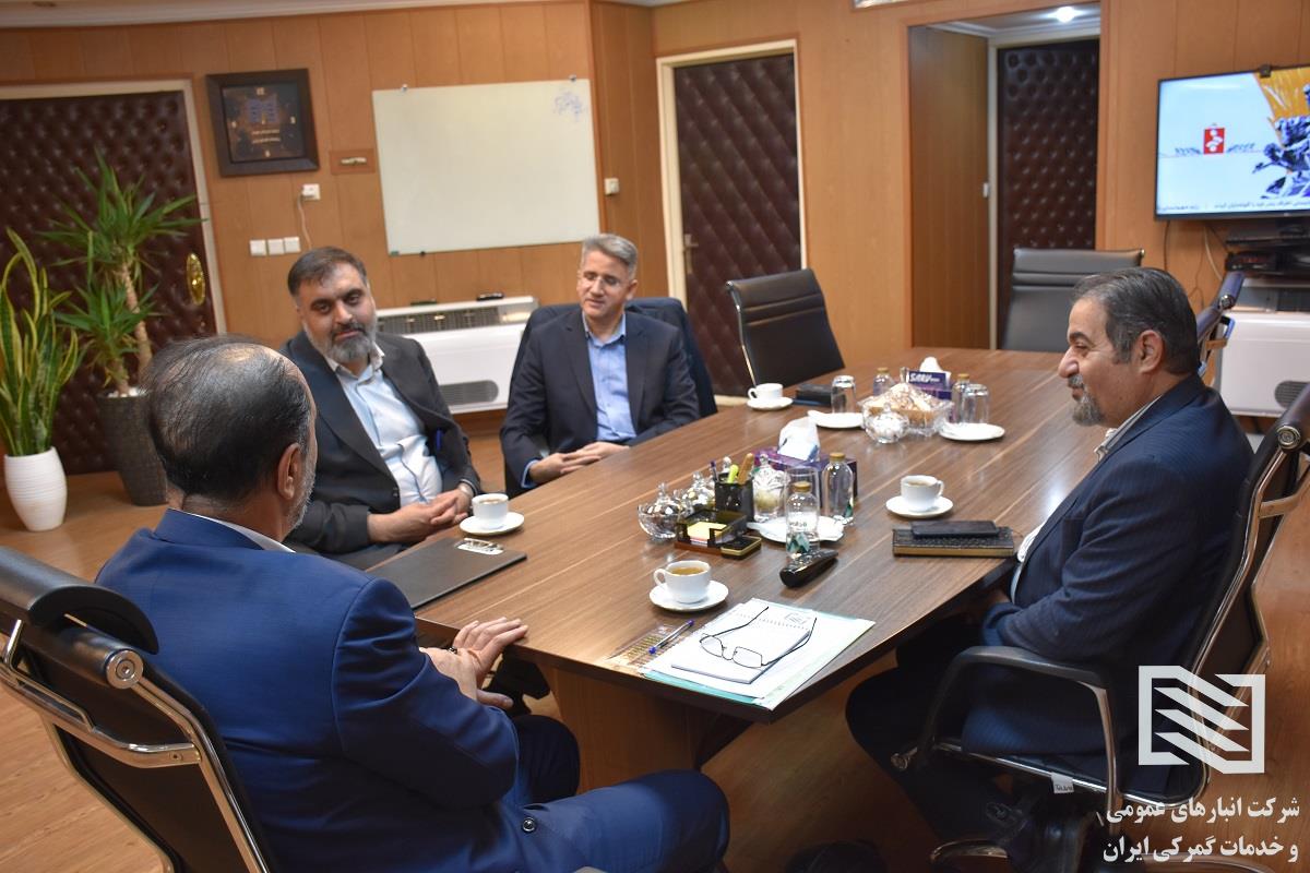 نشست مشترک شرکت انبارهای عمومی و خدمات گمرکی ایران با هلدینگ لجستیکی خضرایی 1