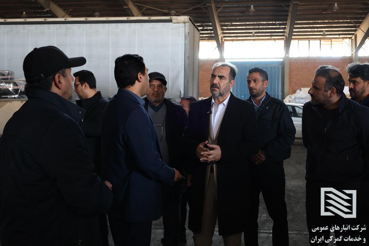 دیدار مدیرعامل شرکت انبارهای عمومی و خدمات گمرکی ایران با کارکنان شرکت سهلان 9