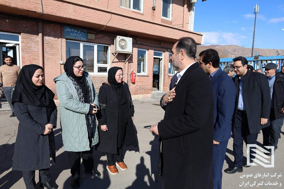 دیدار مدیرعامل شرکت انبارهای عمومی و خدمات گمرکی ایران با کارکنان شرکت سهلان