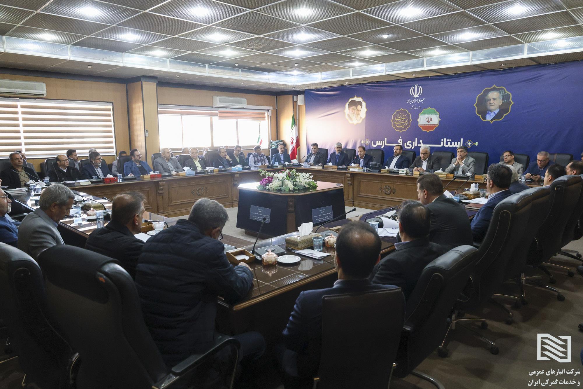 حضور شرکت انبارهای عمومی و خدمات گمرکی ایران در کارگروه‌ ویژه برای اختصاص زمین به پروژه‌های منطقه ویژه اقتصادی و بندرخشک فسا 4