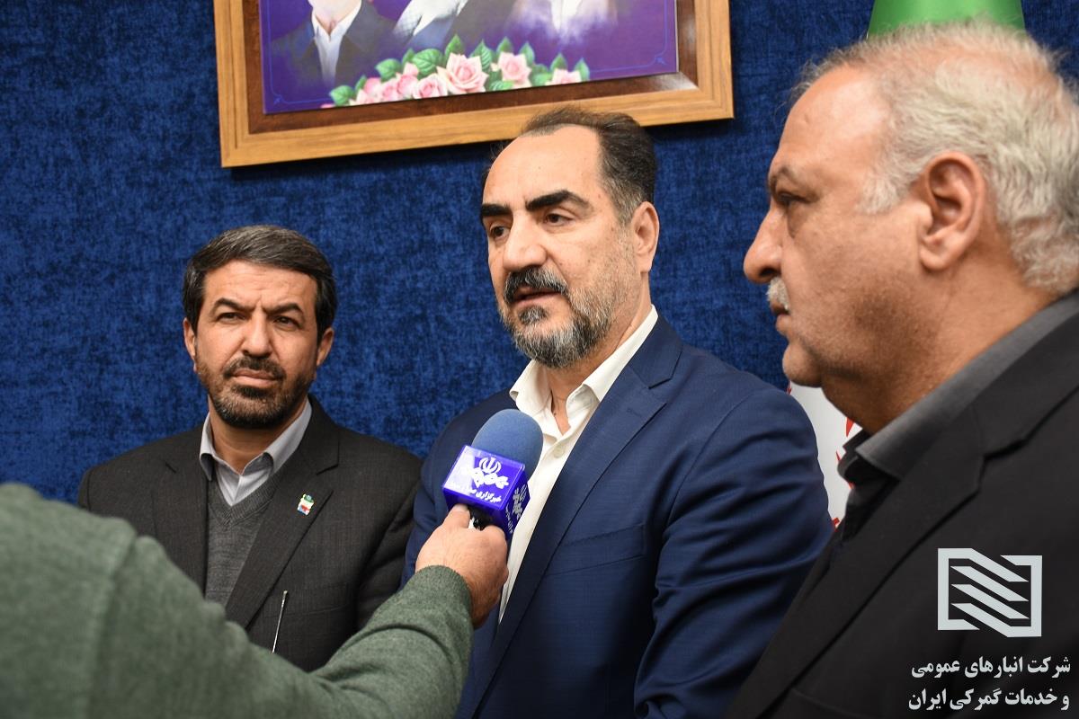 حضور مدیرعامل شرکت انبارهای عمومی و خدمات گمرکی ایران در استان همدان 7