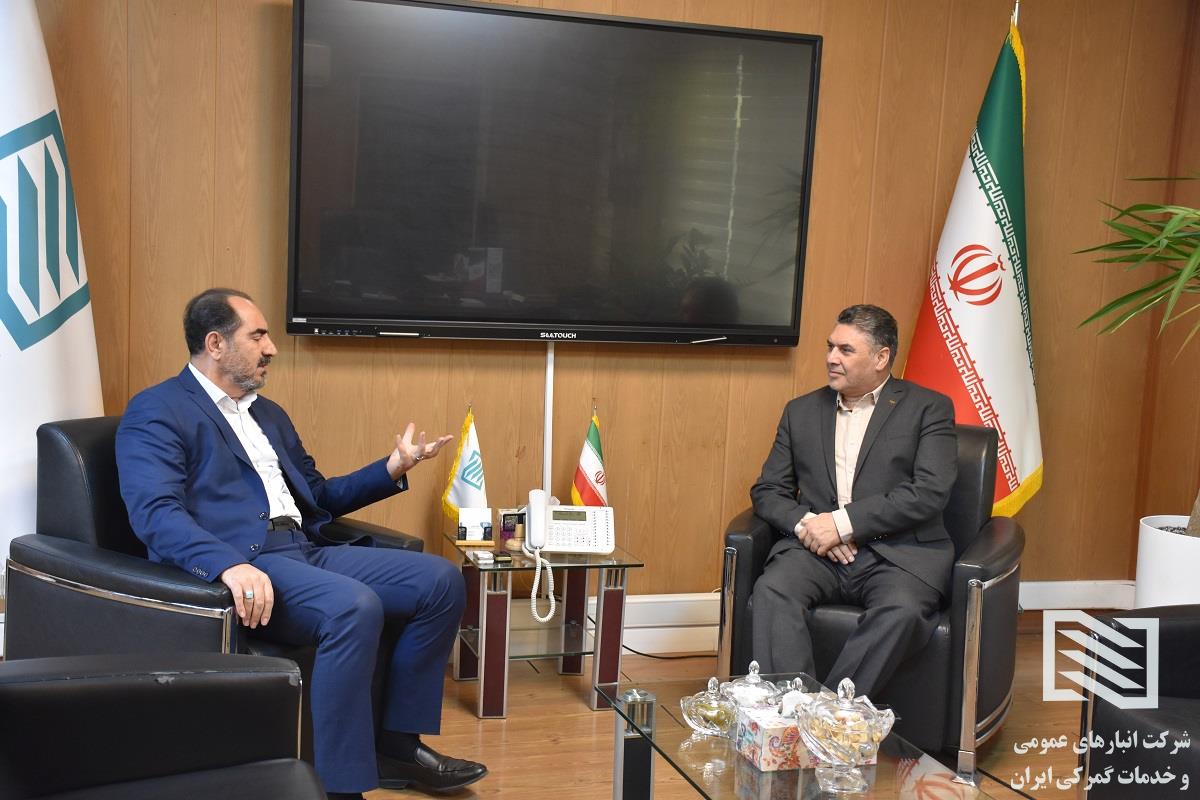 دیدار صمیمی مدیرعامل شرکت انبارهای عمومی و خدمات گمرکی ایران با معاون توسعه مدیریت و منابع گمرک ایران 4
