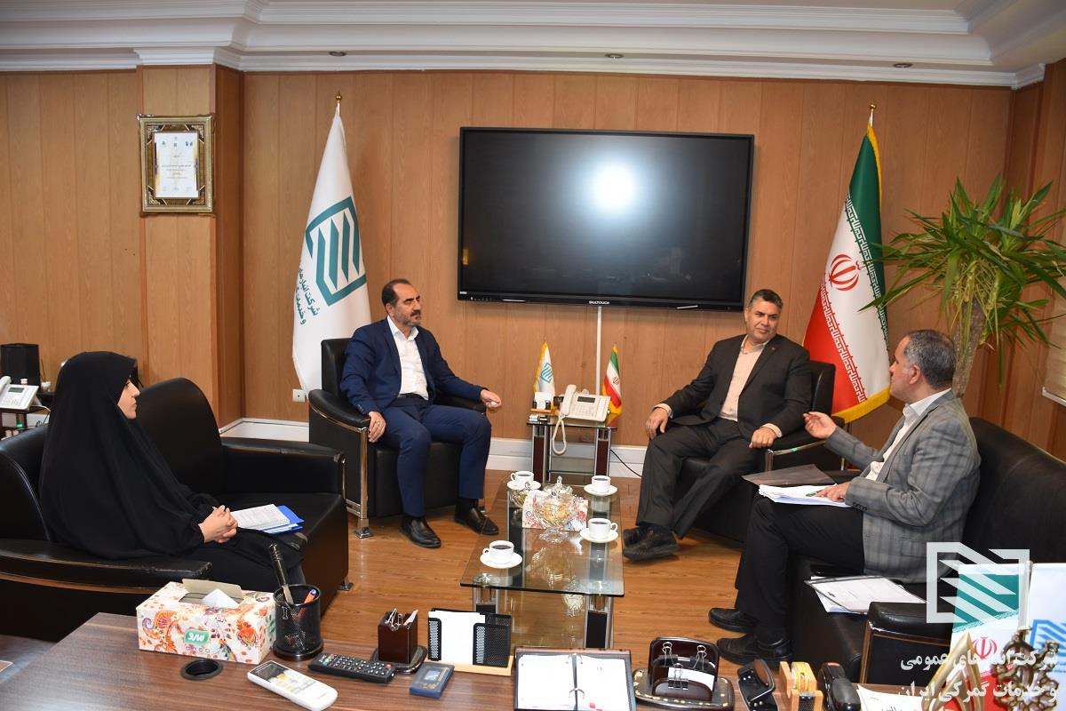 دیدار صمیمی مدیرعامل شرکت انبارهای عمومی و خدمات گمرکی ایران با معاون توسعه مدیریت و منابع گمرک ایران 1