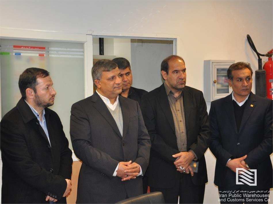 بازدید مدیرکل گمرک و معاون دادستانی از شرکت انبارهای عمومی و خدمات گمرکی امام خمینی(ره)