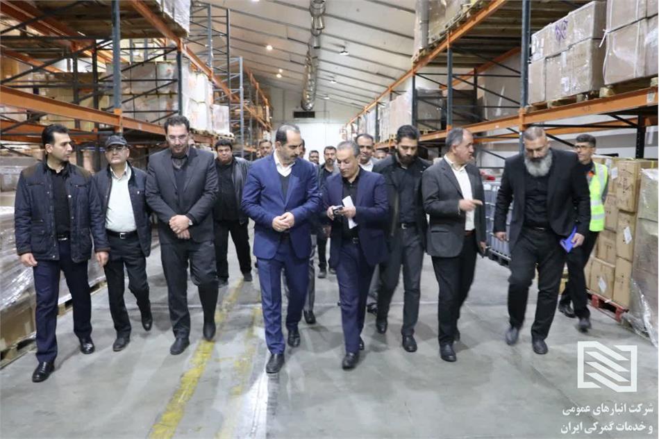 مدیرعامل شرکت انبارهای عمومی و گمرکی ایران در بازدید از شرکت انبارهای عمومی و خدمات گمرکی امام خمینی (ره)؛ پیام همدلی، اقتدار