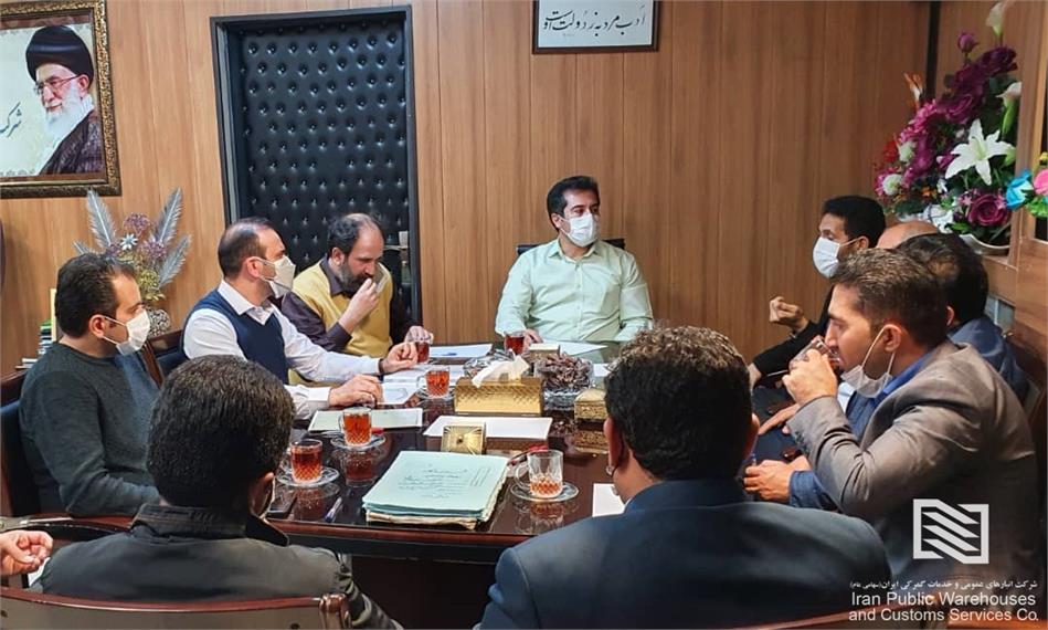 نشست مشترک شهردار محترم و اعضای شمشین دوره شورای اسلامی شهر بازرگان با شرکت انبارهای عمومی و خدمات گمرکی بازرگان