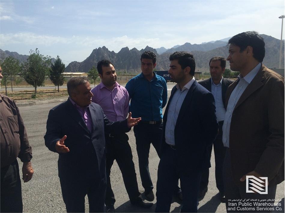بازدید سرپرست معاونت برنامه ریزی و اقتصادی شرکت انبارهای عمومی و خدمات گمرکی ایران از شرکت جلفا