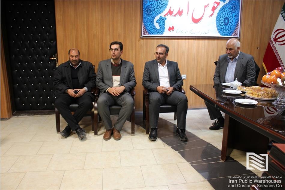 بازدید قائم‌مقام مدیرعامل و عضو هیئت مدیره شرکت انبارهای عمومی و خدمات گمرکی ایران از شرکت بازرگان