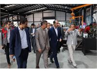 بازدید دکتر سلیمی مدیرعامل سازمان مسئول منطقه از واحدهای تولیدی منطقه ویژه اقتصادی سهلان 3