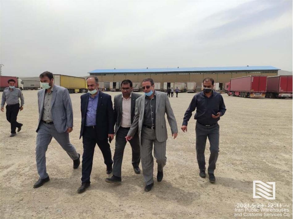 بازدید سرپرست جدید شرکت انبارهای عمومی و خدمات گمرک غرب از شعبه زنجان