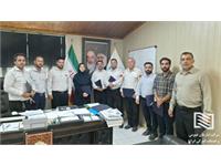 تجلیل از آتش‌نشانان شرکت انبارهای عمومی آستارا به مناسبت روز آتش‌نشانی و ایمنی 9