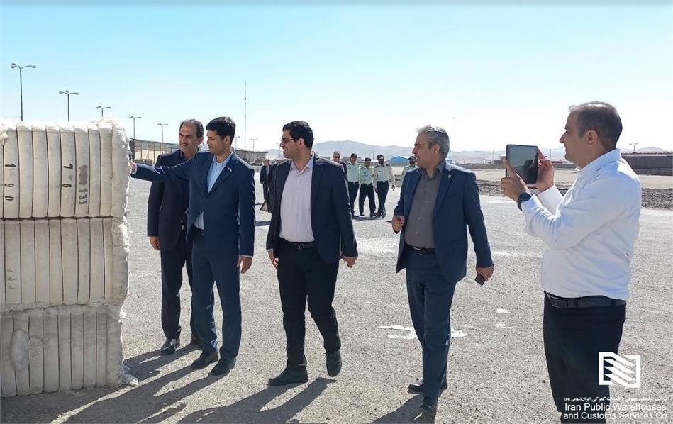بازدید مدیرعامل شرکت راه آهن از شرکت انبارهای عمومی و خدمات گمرکی امام خمینی(ره) شعبه مطهری