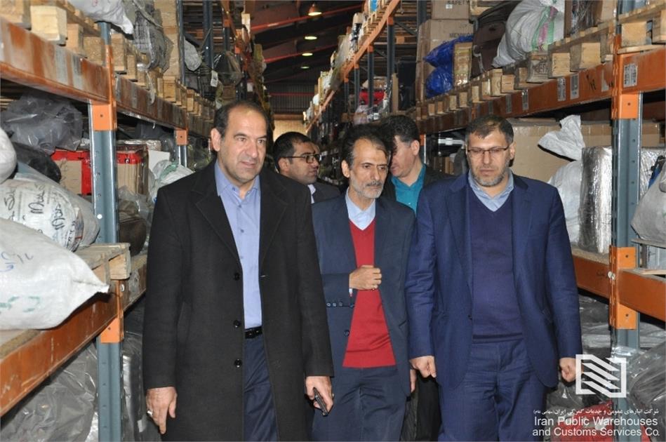 بازدید مدیرکل اموال تملیکی استان تهران از شرکت انبارهای عمومی و خدمات گمرکی امام‌خمینی(ره)