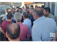 بازدید سرزده مدیرعامل شرکت انبارهای عمومی و خدمات گمرکی جلفا از پارکینگ سیه‌رود 2