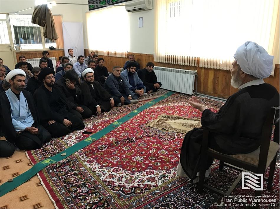 برگزاری مراسم سوگواری و عزاداری حسینی در شرکت انبارهای عمومی و خدمات گمرکی جلفا