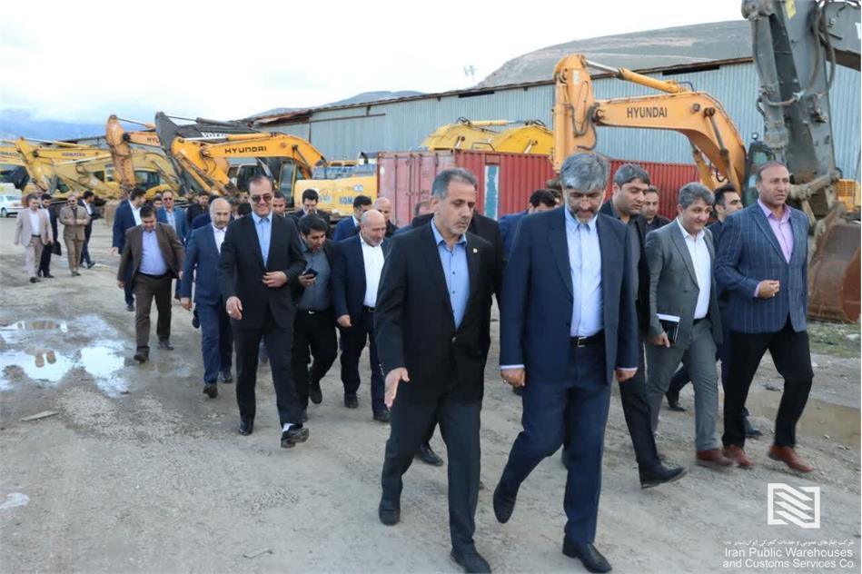بازدید رییس کل دادگستری آذربایجان غربی و هیات همراه از شرکت انبارهای عمومی بازرگان