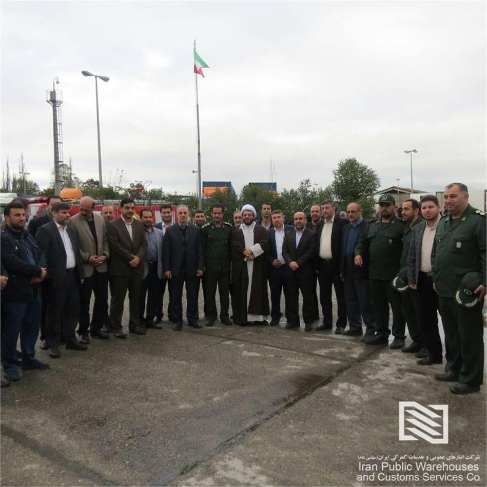 برگزاری مراسم گرامیداشت هفته بسیج در شرکت انبارهای عمومی و خدمات گمرگی آستارا