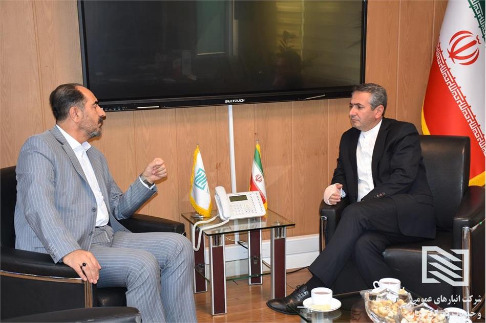 دیدار مدیرعامل شرکت انبارهای عمومی و خدمات گمرکی ایران با نماینده مردم اردبیل  در مجلس شورای اسلامی