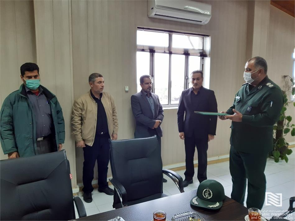 دیدار فرمانده بسیج سپاه آستارا با مدیران، کارکنان و بیسیجیان شرکت آستارا