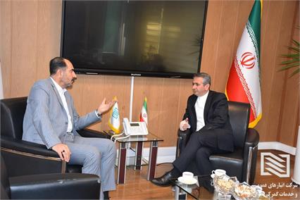 دیدار مدیرعامل شرکت انبارهای عمومی و خدمات گمرکی ایران با نماینده مردم اردبیل  در مجلس شورای اسلامی 4