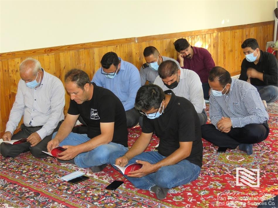 برگزاری مراسم عزاداری سرور و سالار شهیدان اباعبدالله حسین(ع) در شرکت انبارهای عمومی و خدمات گمرکی جلفا