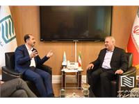 نشست مشترک مدیرعامل شرکت انبارهای عمومی و خدمات گمرکی ایران با سرمایه‌گذاران چینی و نماینده مردم شریف اسدآباد در مجلس شورای