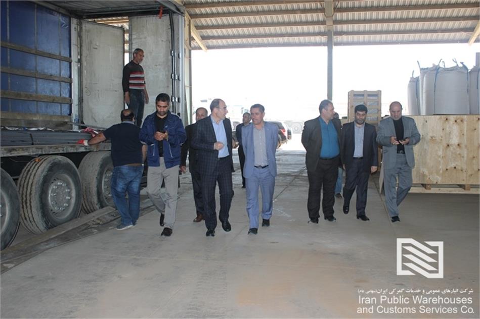 بازدید رییس سازمان جهاد کشاورزی و مدیرکل راهداری و حمل‌ونقل آذربایجان‌شرقی از شرکت انبارهای عمومی و خدمات گمرکی منطقه ویژه