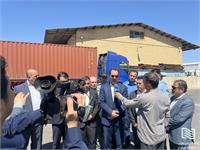 بازدید مدیرعامل شرکت انبارهای عمومی و خدمات گمرکی ایران از پایانه مرزی بیله‌سوار 7