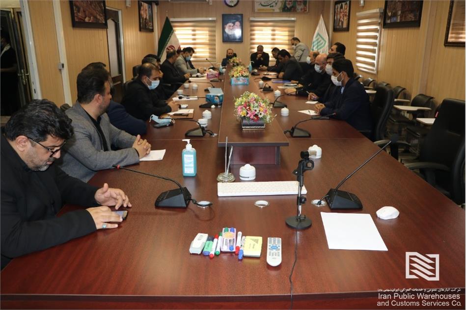 برگزاری نشست هم اندیشی مدیران حراست شرکت انبارهای عمومی و خدمات گمرکی ایران با مدیرکل جدید حراست صندوق بازنشستگی کشوری