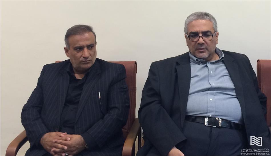 بازدید مدیر حراست شرکت انبارهای عمومی و خدمات گمرکي ایران از شرکت جلفا