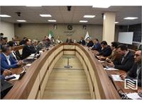 دکتر کاظم سلیمی مدیر عامل و نایب رئیس هیات مدیره شرکت انبارهای عمومی و خدمات گمرکی ایران در هفتمین جلسه کارگروه مبارزه با