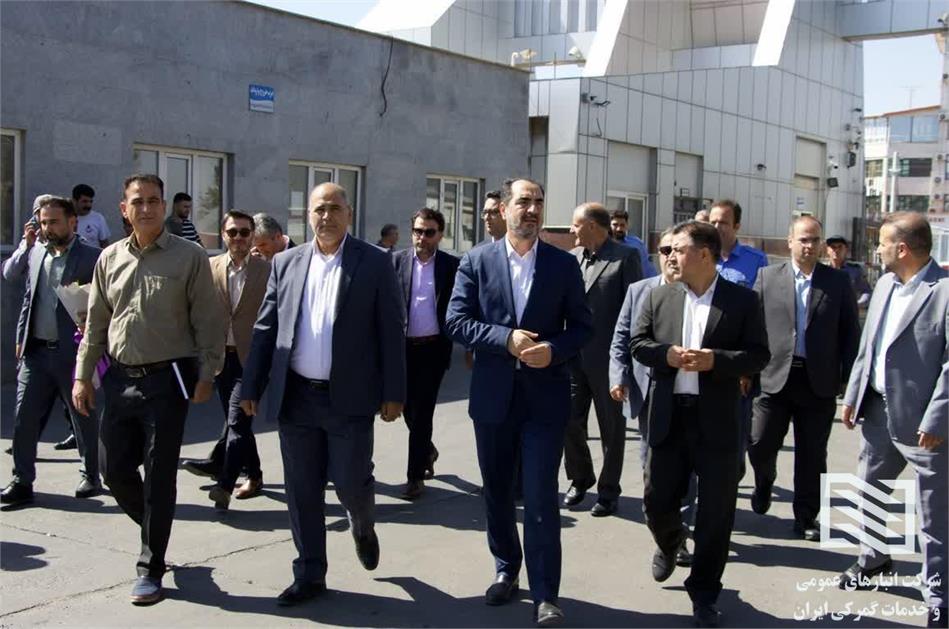 بازدید مدیرعامل شرکت انبارهای عمومی و خدمات گمرکی ایران از پایانه مرزی بیله‌سوار