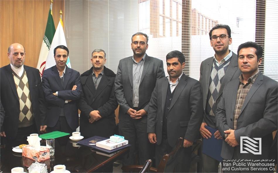 انتصاب مدیر جدید حراست شرکت انبارهای عمومی و خدمات گمرکی بازرگان