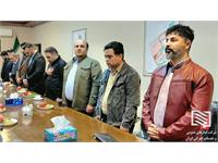 آیین تکریم و معارفه تمشیت امور حراست شرکت انبارهای عمومی جلفا برگزار شد. 5
