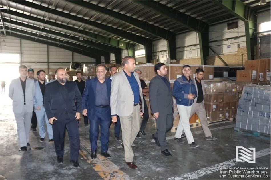 بازدید میدانی مدیر حراست شرکت انبارهای عمومی و خدمات گمرکی ایران از شرکت بازرگان