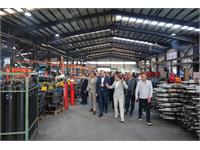 بازدید دکتر سلیمی مدیرعامل سازمان مسئول منطقه از واحدهای تولیدی منطقه ویژه اقتصادی سهلان 1
