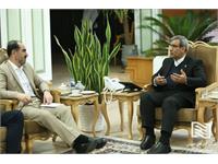 دیدار کاظم سلیمی مدیرعامل شرکت انبارهای عمومی و خدمات گمرکی ایران با دکتر مظفری، استاندار خراسان رضوی 2
